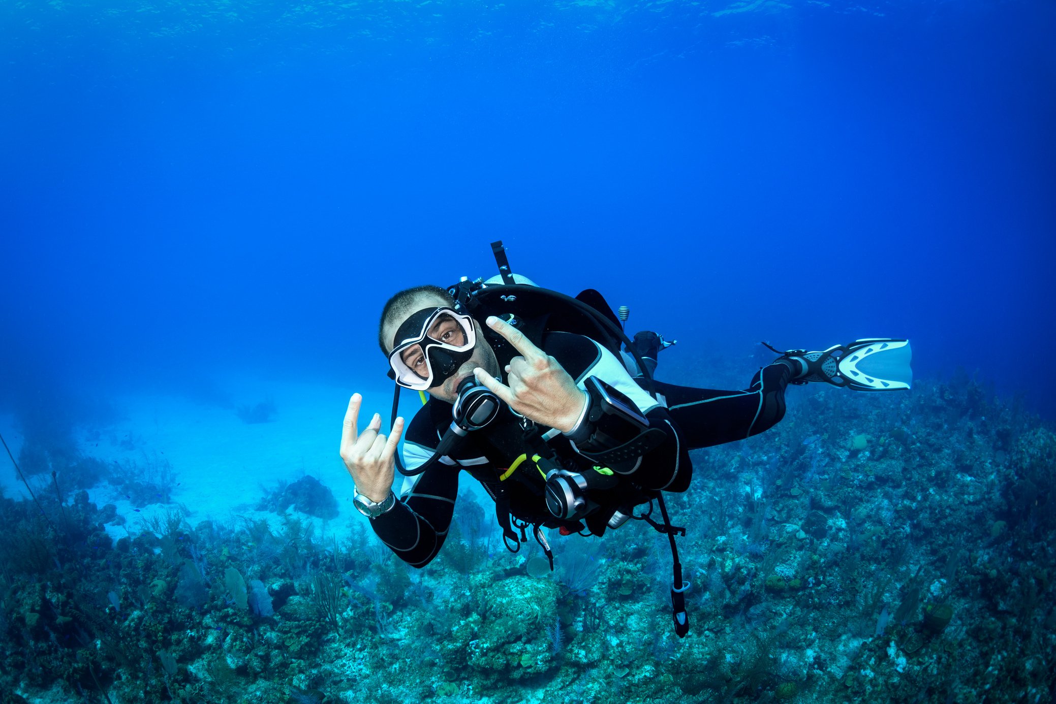 Scuba diving